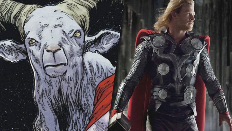 thor love and thunder goats