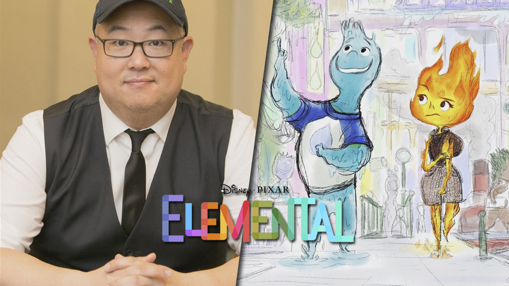 Peter Sohn es el director de la nueva cinta de Pixar, "Elemental"